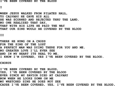 the blood lyrics|The Blood